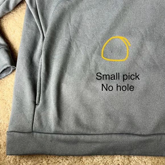 NIKE Women’s “JUST DO IT” Gray Pullover Hoodie - Size M - GUC* - Stretch - Picture 9 of 9